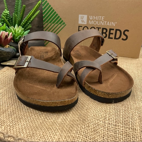 NIB White Mountain Gracie Footbed Thong Sandal - Picture 5 of 13